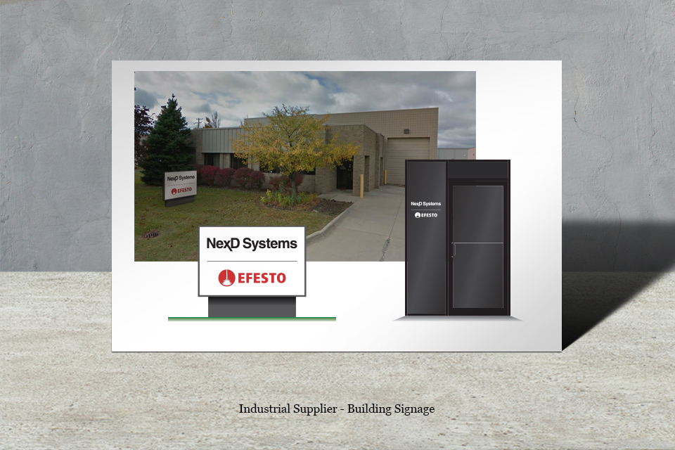 Industrial Supplier Building Signage