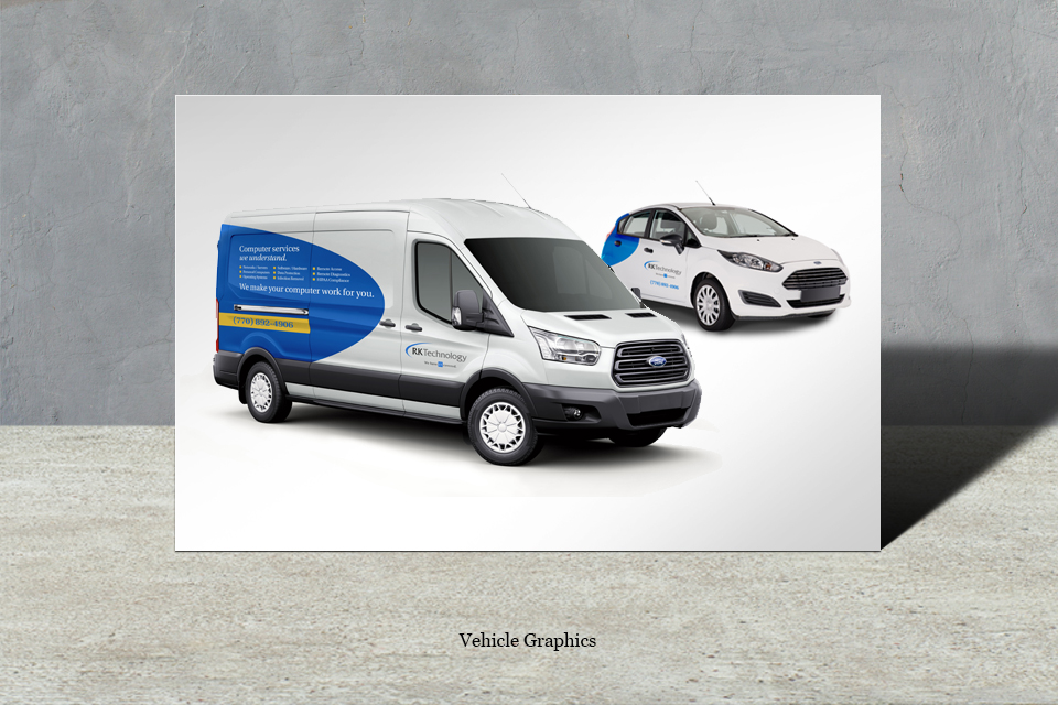 IT Services Vehicle Graphics