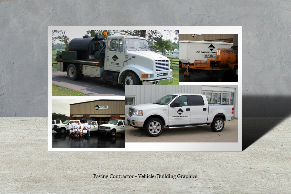 Paving Contractor Vehicle Signage Signage